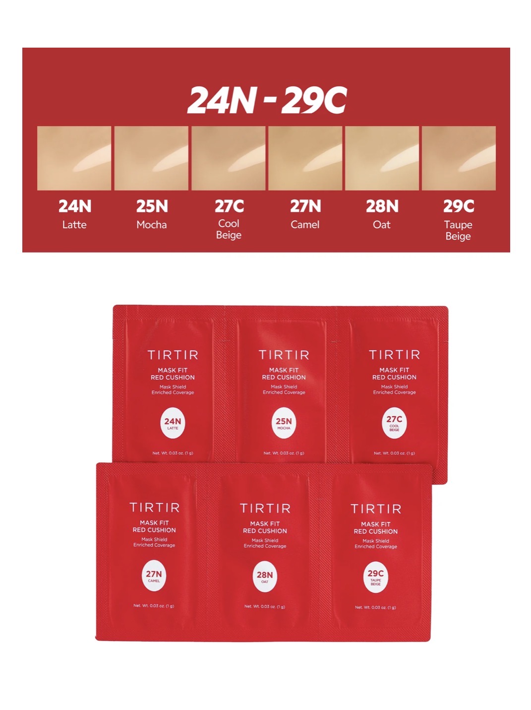 TIRTIR Mask Fit Red Cushion – Sample Size