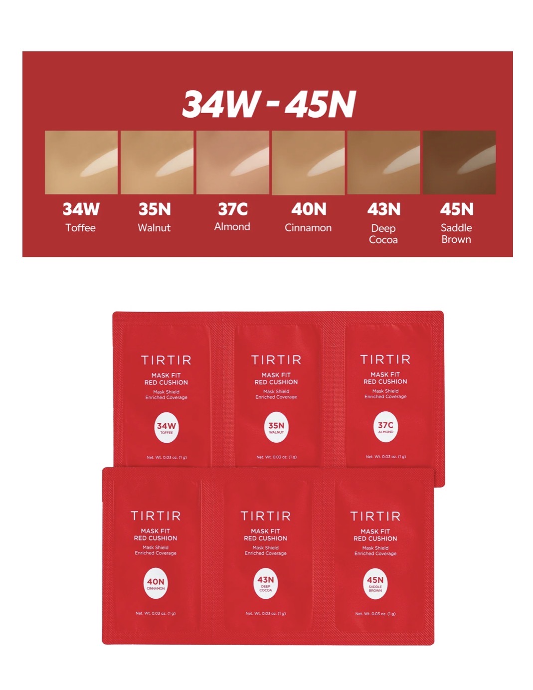 TIRTIR Mask Fit Red Cushion – Sample Size